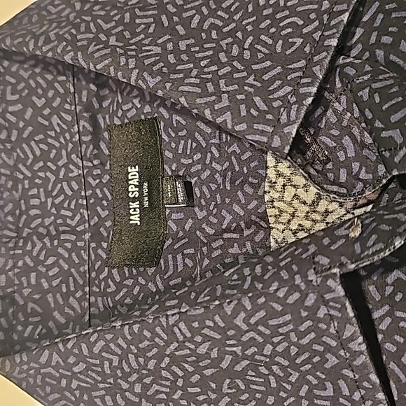 Jack Spade mens button up short sleeve shirt size med - Picture 2 of 4